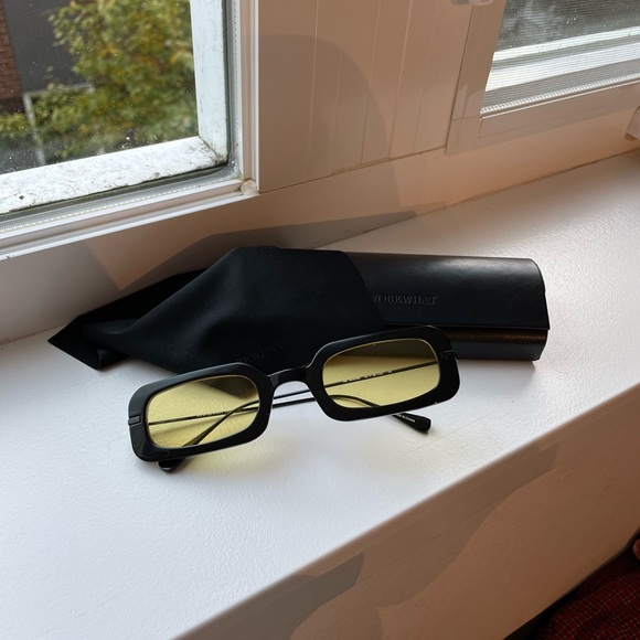 The Backyard Sunglasses in Black & Yellow Mono
WeWoreWhat - Picture 3 of 13
